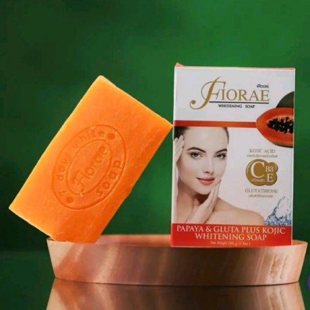 1 পিস Fiorae Papaya Whitening Soap (Thailand)